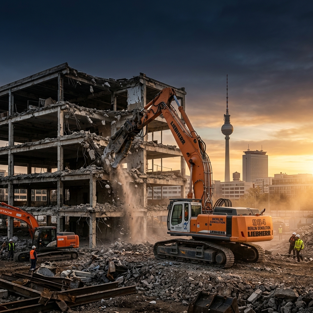 Professioneller Gebäudeabbruch Berlin